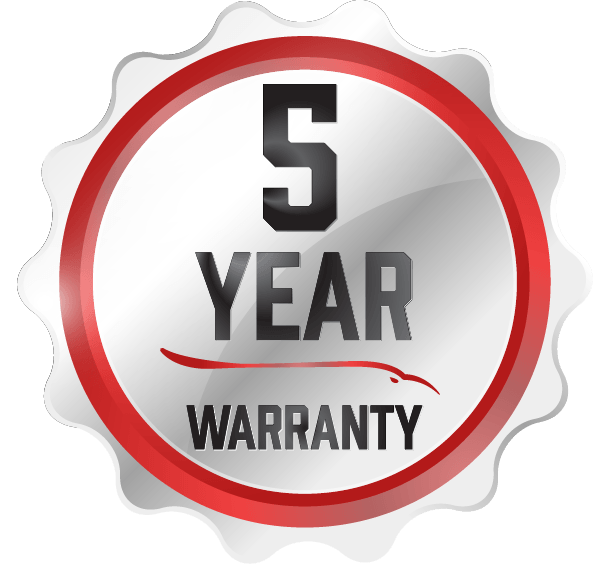 5 year warranty seal 5 year warranty seal