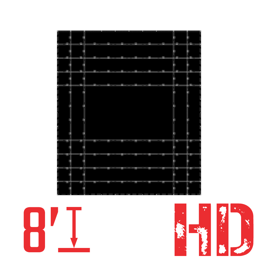 Talumidblk 24 21 Bâche à bois robuste